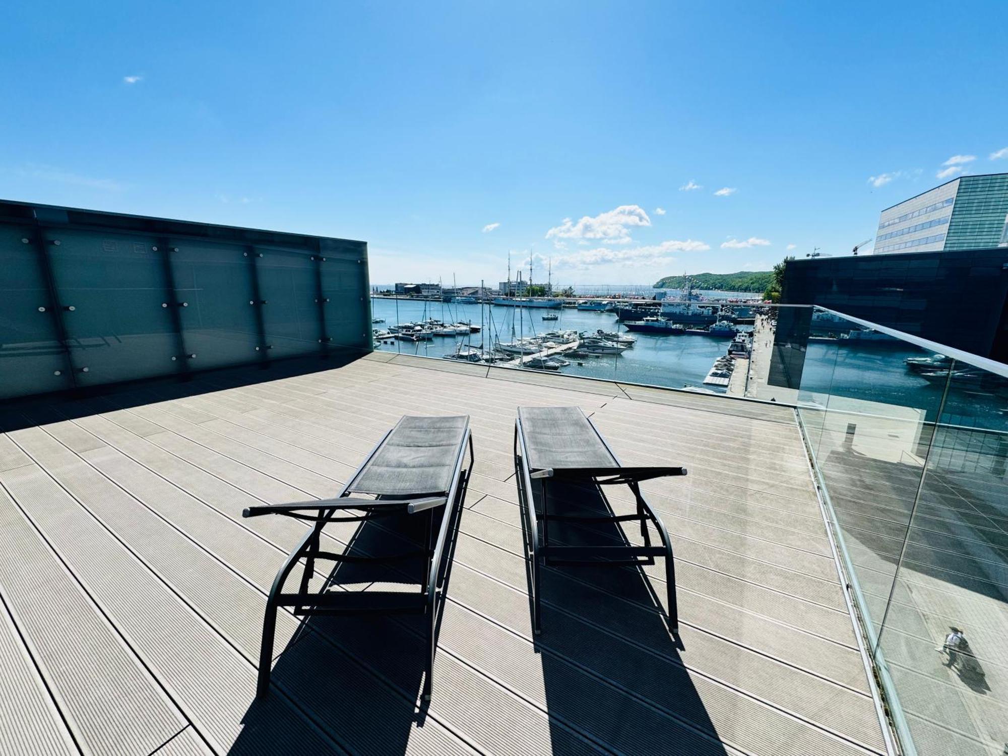 Apartament Faltom 26 Yacht Park Z Tarasem Gdynia Exterior foto